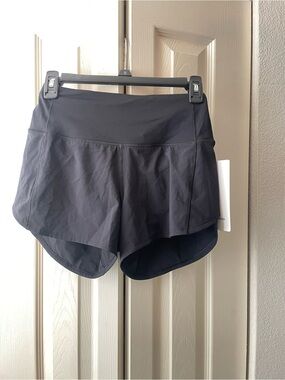 lululemon athletica Black Athletic Short with Built-In Liner
